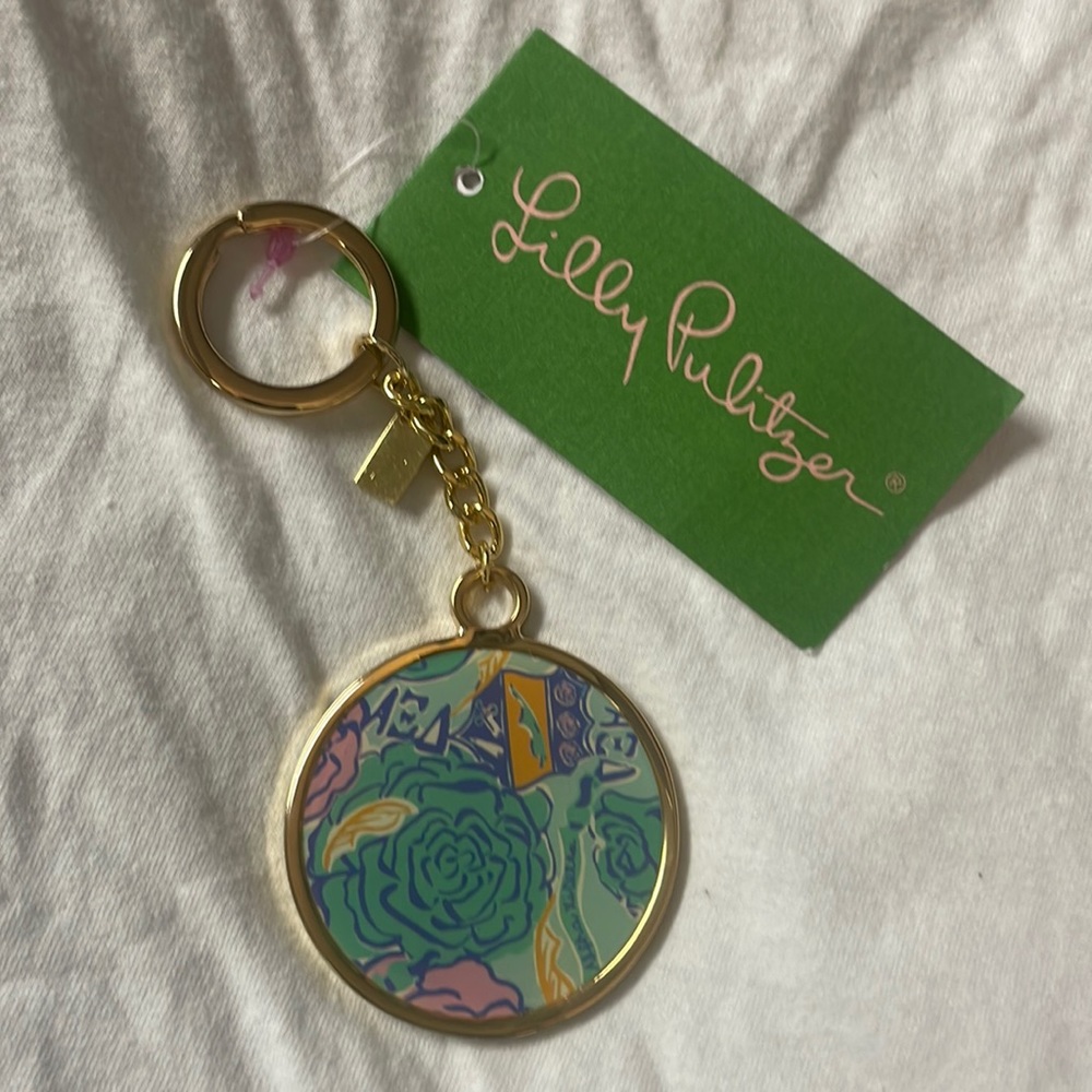 Lilly Pulitzer ALPHA XI DELTA Key Chain